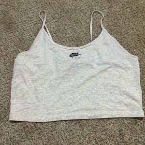 Light grey Nike tank top